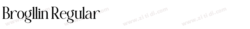 Brogllin Regular字体转换 Brogllin Regular字体转换